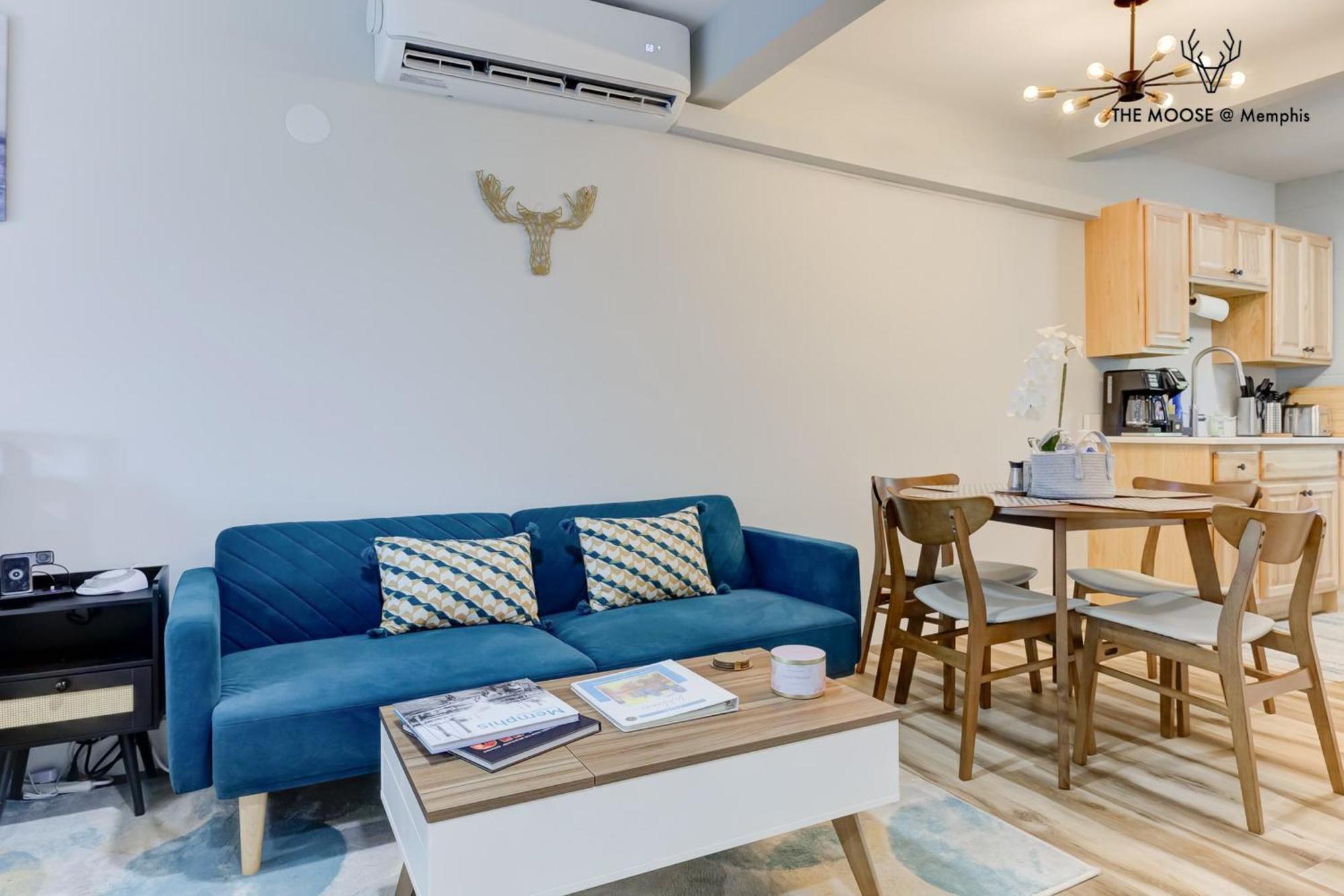 The Moose #11 - Luxe Modern Loft With King Bed, Free Parking & Wi-Fi Apartment Memphis Luaran gambar
