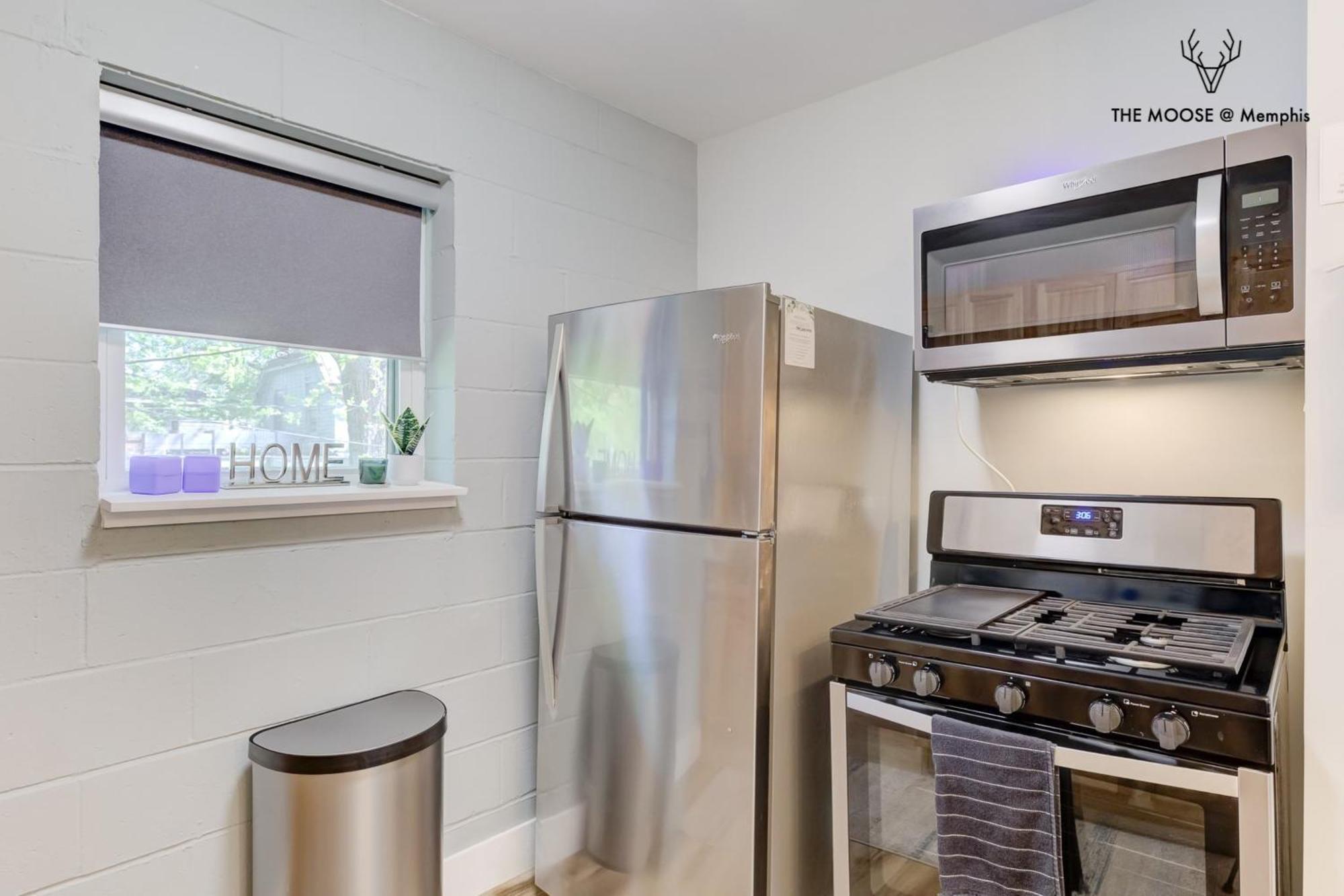 The Moose #11 - Luxe Modern Loft With King Bed, Free Parking & Wi-Fi Apartment Memphis Luaran gambar